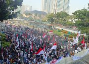 Ribuan Massa Aksi Desak DOB Cilangkahan Disahkan