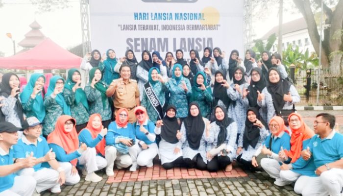 Hany Seviatry Ajak Lansia Kota Cilegon : Lansia Sehat Bahagia Produktif dan Tanpa Pikun