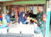 Babinsa Koramil 2305/Cinangka, Puan Ter Pendataan Harga Bahan Pokok Sembako