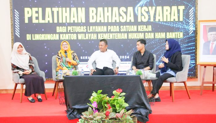 Lapas Cilegon Hadiri Pelatihan Bahasa Isyarat Guna Tingkatkan P2HAM