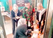 Babinsa Koramil 2303/Pulomerak, Puan Ter Imunisasi Balita