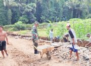 Babinsa Koramil 2304/Anyer, Karbak Pembuatan Irigasi