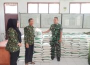 Babinsa Koramil 2305/Cinangka, Puan Ter Pendataan Pendistribusian Beras