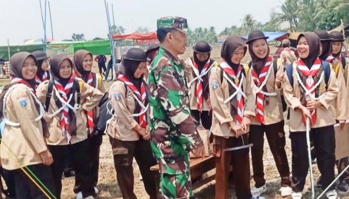 Babinsa Koramil 2305/Cinangka, Bintahwil Pendampingan Persami