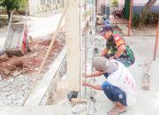 Babinsa Koramil 2304/Anyer, Karbak Pemasangan Pagar