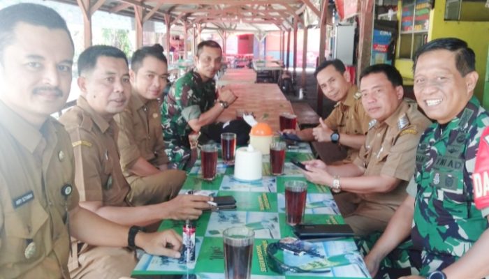 Babinsa Koramil 2302/Cilegon, Komsos Penerimaan Pompa Brigade