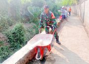 Babinsa Koramil 2303/Pulomerak, Karbak Pengerasan Jalan