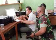 Babinsa Koramil 2305/Cinangka, Puan Ter Pendataan Jumlah Kependudukan