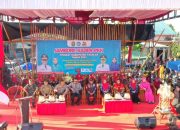 Pj Bupati Takalar didampingi Pj ketua TP PKK Kabupaten Takalar Membuka Jambore Kader PKK Tingkat Kabupaten Takalar