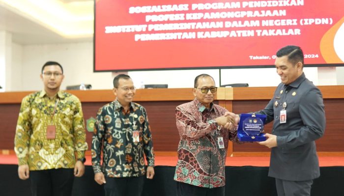 Sekda Takalar Hadiri Sosialisasi Pendidikan Profesi Kepamongprajaan IPDN