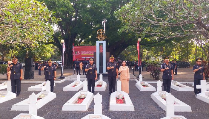 Peringatan Hari Pengayoman ke 79, Jajaran Lapas Cilegon Ikuti Ziarah dan Tabur Bunga TMP Taruna Tangerang