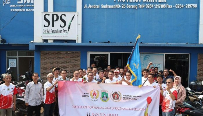 Lepas Kontingen Porwanas 2024 SIWO PWI Provinsi Banten, Al Muktabar : Titip Banten dengan Adat dan Budayanya