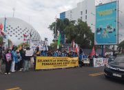 Ratusan Massa Demonstrasi di Pangkalpinang, Tuntut DPR RI Patuh pada Putusan MK