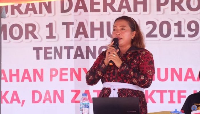 Ni Ketut Dewi Nadi Gelar Sosialisasi Perda di Kampung Restu Baru
