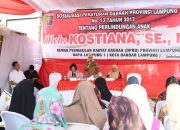 Kostiana Ketua Fraksi PDI Perjuangan DPRD Provinsi Lampung Gelar Sosialisasi Perda No 13 Tahun 2017 di Enggal