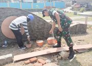 Babinsa Koramil 2303/Pulomerak, Karbak Pembangunan Pagar