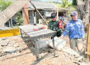 Babinsa Koramil 2303/Pulomerak, Karbak Pembangunan Pos Ronda