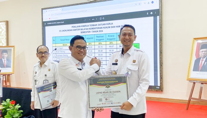 Lapas Cilegon Borong Penghargaan! Ungguli Kinerja dan Kehumasan di Kemenkumham Banten