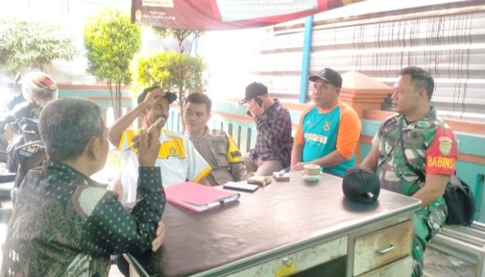 Koramil 2306/Ciwandan, Komsos Membahas Tentang Gotong Royong