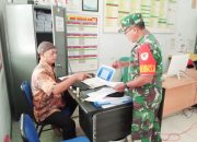 Babinsa Koramil 2304/Anyer, Puan Ter Pendataan Bantuan Lansung Tunai