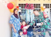 Babinsa Koramil 2305/Cinangka, Puan Ter Pemberian Asupan Gizi