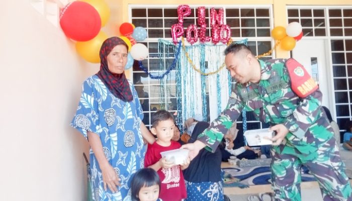 Babinsa Koramil 2305/Cinangka, Puan Ter Pemberian Asupan Gizi