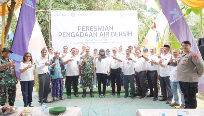 Krakatau Steel Berkolaborasi Bersama BNI dan TNI Melalui TMMD Membangun Sumur Artesis