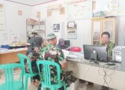 Babinsa Koramil 2304/Anyer, Puan Ter Pendataan Warga Miskin