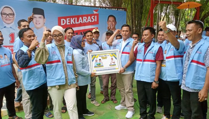 Heri Kusno NJA Deklarasi Dukung Ela-Azwar Hadi