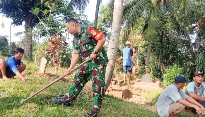 Babinsa Koramil 2305/Cinangka, Karbak Gotong Royong