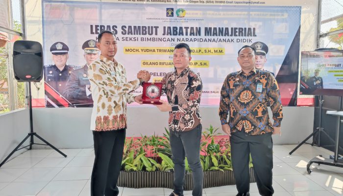 Estafet Kepemimpinan Kasibinadik Bergulir, Serah Terima Jabatan dan Pelepasan Tugas di Lapas Cilegon