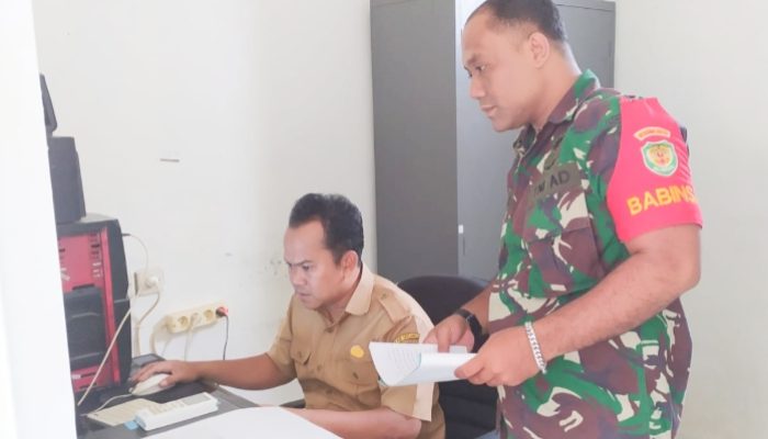 Babinsa Koramil 2306/Mancak, Puan Ter Pendataan Penduduk