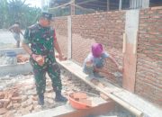 Babinsa Koramil 2302/Bojonegara, Karbak Pembangunan Rumah Warga