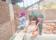 Babinsa Koramil 2302/Bojonegara, Karbak Pembangunan Rumah Warga
