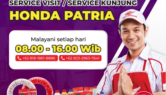 Honda Babel Cabang Patria Anugrah Sentosa, Berikan Inovasi Layanan Service Visit Setiap Hari Jadi Solusi Praktis
