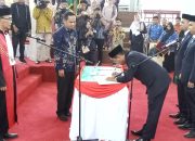 Pengucapan Sumpah/Janji Unsur Pimpinan DPRD Kabupaten Takalar Masa Jabatan 2024-2029