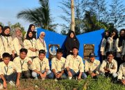 Mahasiswa KKNT UBB Wujudkan Pengabdian di Desa Baskara Bakti, Bangun Ikon Pantai Menuang
