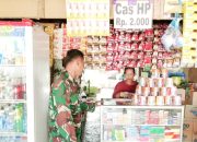 Babinsa Koramil 2302/Bojonegara, Puan Ter Mendata Jumlah Pedagang Sembako