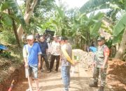 Babinsa Koramil 2306/Mancak, Karbak Pembuatan Saluran Air