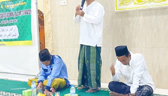Risma Al-Muttaqien Menggelar Pelantikan Sekaligus Tasyakuran Terpilihnya Ketua Mayhadi