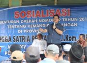 Angga Satria Pratama Anggota DPRD Lampung Dapil III Gelar Sosialisasi Perda di Pringsewu