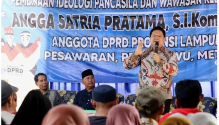 Angga Satria Pratama Anggota DPRD Provinsi Lampung Dapil III Gelar Sosialisasi PIP