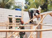 Babinsa Koramil 2304/Anyer, Karbak Pembangunan Rumah Warga 