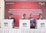 Hadiri Simulasi Pemungutan dan Perhitungan Suara Pilkada Takalar, Pj. Bupati Harap Pemilu Takalar berjalan Lancar, Efektif, Efisien dan Demokratis