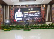 Kapolda Sulsel Pimpin Rapat Anev Operasi Mantap Praja Pallawa 2024-2025 di Mapolda Sulsel