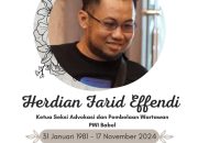Kabar Duka, Pengurus PWI Babel Herdian Farid Effendi Meninggal Dunia