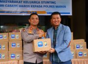 Polres Maros Terima Bantuan Paket Sembako Untuk Keluarga Stunting Dari BRI Maros