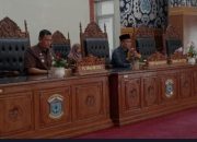 Bangun Jaya Pimpin Rapat Paripurna Tanggapan Pj Walikota Pangkalpinang Terhadap 3 Raperda
