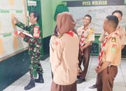 Babinsa Koramil 2305/Cinangka, Bintahwil Pemberian Materi Navigasi