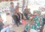 Babinsa Koramil 2307/Ciwandan, Komsos Gotong Royong Pembersihan Lingkungan